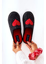 BIG STAR SHOES Household slippers Panto Fino II267009 Black-Red