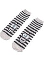 Shelvt Striped Socks Smile