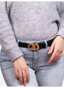 Classic women's belt Shelvt black