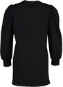 Trendyol Black Sleeve Detailed Knitted Crew Neck Slit Tunic