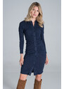 Figl Woman's Dress M824 Navy Blue