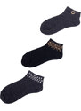 Yoclub Woman's Women'S Socks With Crystals 3-Pack SKS-0001K-000B