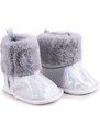 Yoclub Kids's Velcro Strappy Girls' Boots OBO-0190G-4500