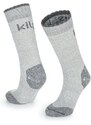 Hrubé ponožky z merino vlny Kilpi LECCO-U světle šedé