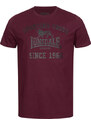 Pánské tričko Lonsdale 115086-Black/Oxblood