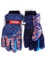 Yoclub Kids's Children's Winter Ski Gloves REN-0242G-A150 Navy Blue