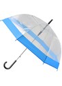 Semiline Unisex's Long Transparent Auto Open Umbrella 2507-4