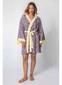 LaLupa Woman's Cover Up Kimono LA107