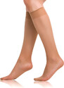 Bellinda DIE PASST KNEE-HIGHS 20 DAY - Women's tights matte knee-high socks - almond