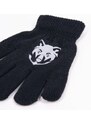 Yoclub Kids's Boys' Five-Finger Gloves With Reflector RED-0237C-AA50-001