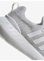 Světle šedé dětské žíhané tenisky adidas Performance Swift RUN 22 - Kluci