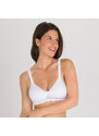PLAYTEX FLOWER ELEGANCE SPACER SOFT CUP BRA - Women's bra without bones - white