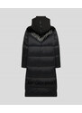 KABÁT KARL LAGERFELD LONG DOWN COAT W/ MONOGRAM