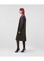 KABÁT KARL LAGERFELD IRIDESCENT TAILORED COAT