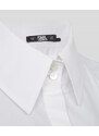 KOŠILE KARL LAGERFELD HUN'S PICK RUFFLE POPLIN SHIRT