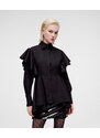 KOŠILE KARL LAGERFELD HUN'S PICK RUFFLE POPLIN SHIRT