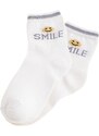 Children's socks Shelvt white Smile