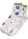 Non-slip Children's Socks Shelvt Gray Bears