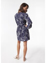 Benedict Harper Woman's Dress Allison Floral Navy Blue