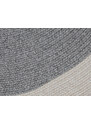 NORTHRUGS - Hanse Home koberce Kusový koberec Braided 105555 Grey Creme kruh – na ven i na doma - 150x150 (průměr) kruh cm