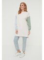 Trendyol Knitted Ecru Long Back Sweatshirt