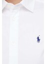 Bavlněná košile Polo Ralph Lauren bílá barva, regular, s klasickým límcem