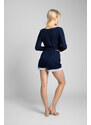LaLupa Woman's Shorts LA042 Navy Blue