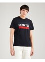 Levi's Černé pánské tričko Levi's - Pánské