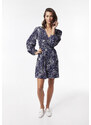 Benedict Harper Woman's Dress Allison Floral Navy Blue