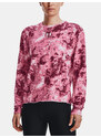 Under Armour Mikina Rival Terry Print Crew-PNK - Dámské