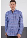 dewberry G716 DERBERRY MEN'S SHIRT-BLUE