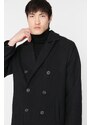 Pánský kabát Trendyol TMNAW23KB00003/Black