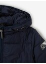 Tmavě modrá klučičí prošívaná bunda s kapucí Tom Tailor - Kluci