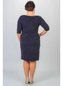 Dámské šaty Karko Karko_Dress_U634_Navy_Blue