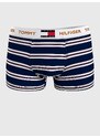 Bílo-modré pánské pruhované boxerky Tommy Hilfiger Underwear - Pánské