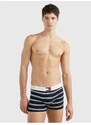 Bílo-modré pánské pruhované boxerky Tommy Hilfiger Underwear - Pánské