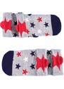 Shelvt Set of 2 pairs of children's socks Shelovet gray with stars