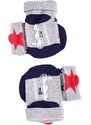 Shelvt Set of 2 pairs of children's socks Shelovet gray with stars