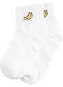 Children's socks Shelvt white banana