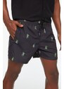 Trendyol Short Black Tropical Swim Shorts