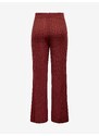 Červené široké kalhoty ONLY Tessa - Dámské