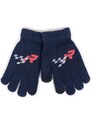 Yoclub Kids's Gloves RED-0108C-AA5E-001 Navy Blue