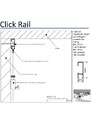 Artiteq ClickRail_RAL9010_2m | Lišta 2 metry v kuse RAL9010