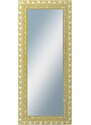 DANTIK - Zarámované zrcadlo - rozměr s rámem cca 60x140 cm z lišty ROKOKO zlatá házená (2882)