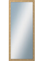 DANTIK - Zarámované zrcadlo - rozměr s rámem cca 60x140 cm z lišty TOOTH malá zlatá (3161)