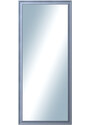 DANTIK - Zarámované zrcadlo - rozměr s rámem cca 60x140 cm z lišty KOSTELNÍ malá modrá (3166)