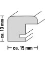 Hama rámeček dřevěný BELLA. korek, 21x29,7 (Rozměry A4)