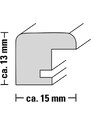 Hama rámeček dřevěný BELLA. ořech, 13x18 cm