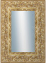 DANTIK - Zarámované zrcadlo - rozměr s rámem cca 50x70 cm z lišty KŘÍDLO zdobné zlaté (2890)