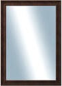 DANTIK - Zarámované zrcadlo - rozměr s rámem cca 50x70 cm z lišty KOSTELNÍ malá hnědá (3165)
